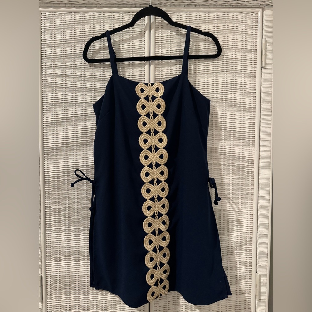 Lilly Pulitzer Navy Sahar Romper Size 6 NWOT - Picture 3 of 8